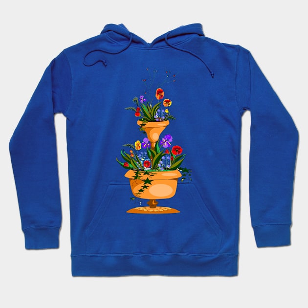 Planter with Wildflowers Hoodie by YudyisJudy